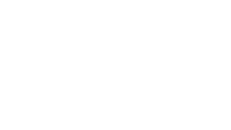 Weißes Logo mit geschwungener Schrift